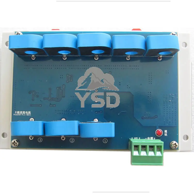

8-канальный модуль сбора тока постоянного тока 5 А — протокол MODBUS RS485, высокоточная сбор данных