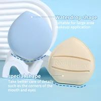 3PCS Soft Air Cushion Puff, Special Makeup for Liquid Foundation, Clear Base Makeup, Wet and Dry, Storage Box for Easy Storage 5