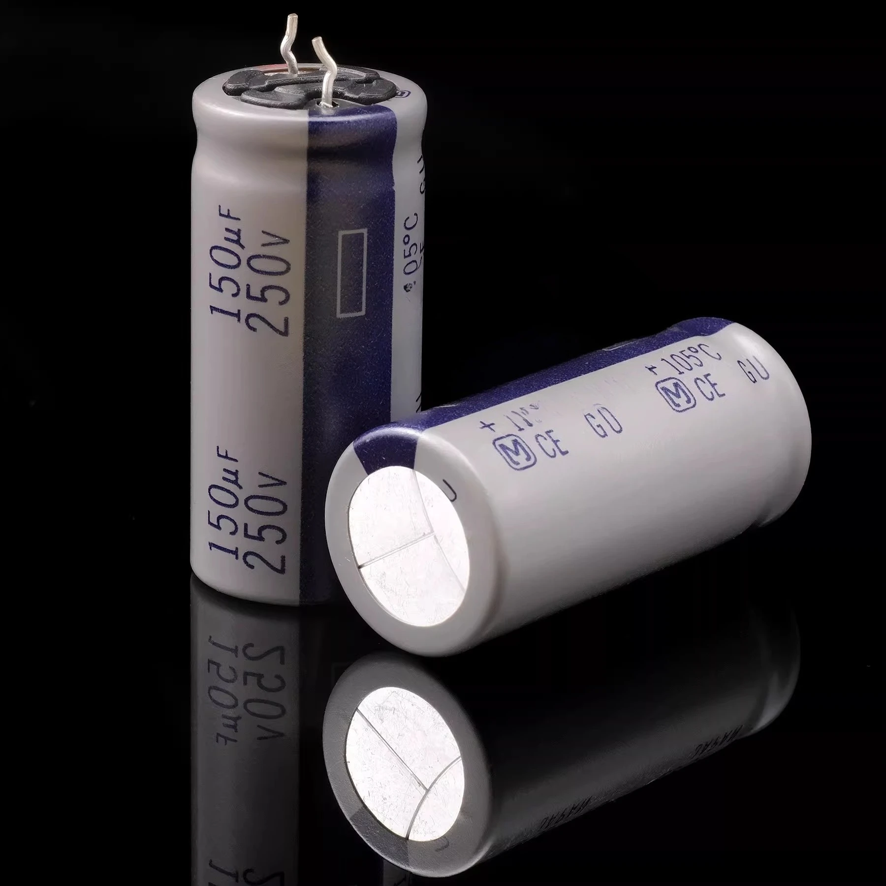 for Panasonic LeSheng Old Model GU Vocal Reference Grade 300B2A3 Tube Amplifier Cathode Audiophile Capacitor 250V 150UF 2pcs