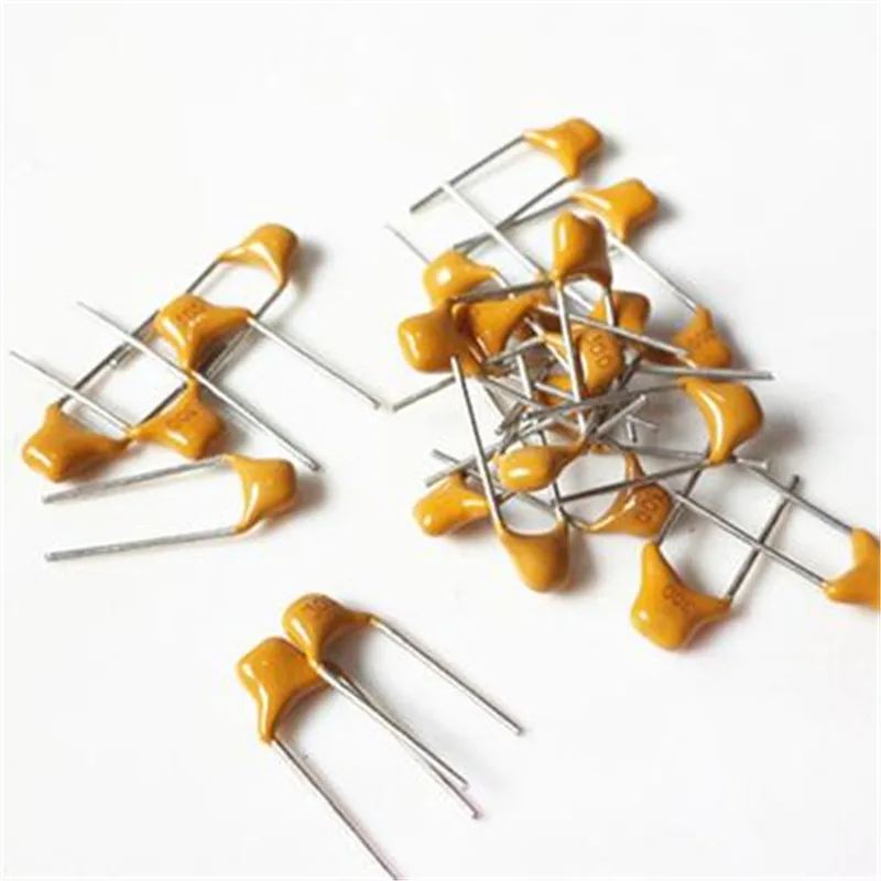 100PCS monolithic capacitors CT4 104M / 104K 0.1UF / 50V / 100V 100nF ceramic capacitor line  