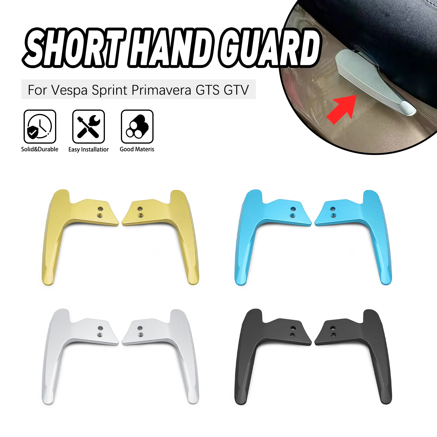 Accesorios Moto Modified Tail Armrest CNC Rear Armrest Handrail Grab Bar For VESPA SPRINT PRIMAVERA GTS GTV  Accessory