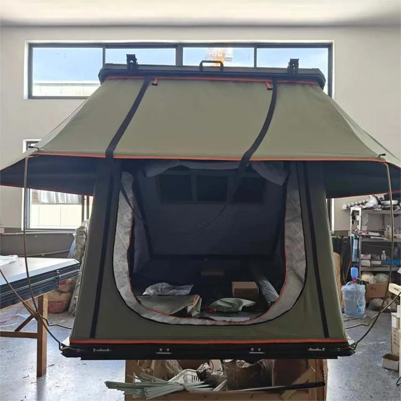 Hot Selling Lightweight 4x4 Off-Road Aluminum Hard Shell Rooftop Tent For SUV Pickup