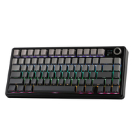 Aula F75 MAX Wireless Mechanical Keyboard With TFT Screen and Knob Gasket RGB Backlight Gaming Keyboard in 75% Layout Hot-Swap