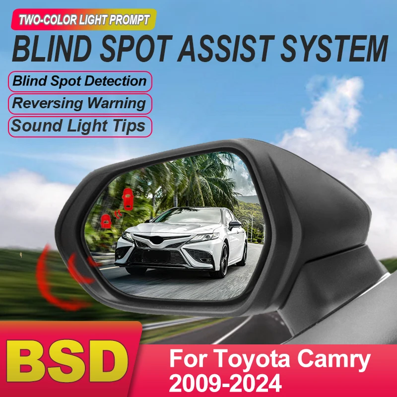 Car BSD BSA BSM For Toyota Camry 2009 to 2025 Radar Detector For Car Blind Area Spot Warning Drive Mirror Rear Mirror Monitoring