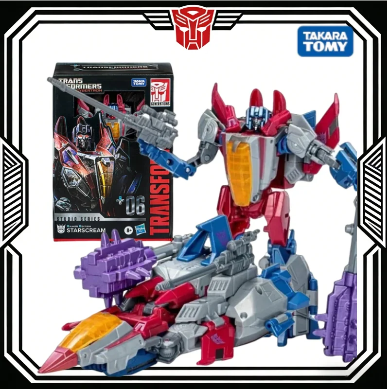 

In Stock SS GE-06 Voyager Class Starscream WFC War For Cybertron Gamer Edition Figure Anime Cartoon Transformable Robot