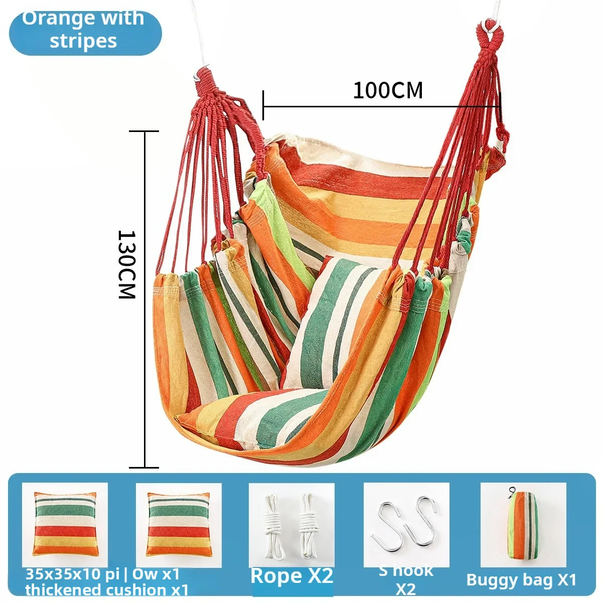 Hammock Chair Hanging Swing Se - Camping Outdoor Or Indoor review and price