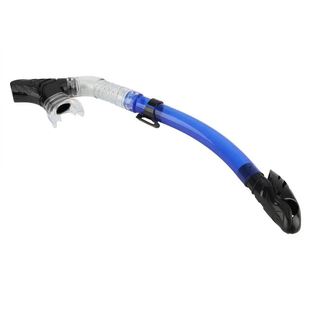 

Full Dry Snorkel with Silicone Mouthpiece - Single Valve Tube for Swimming & Snorkeling Gear