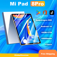 2025 Original Global Version Mi Pad 8 Pro Tablets 16GB 1024GB Android14 10.1 Inch 5G Dual SIM GPS Bluetooth WiFi WPS Tablet PC