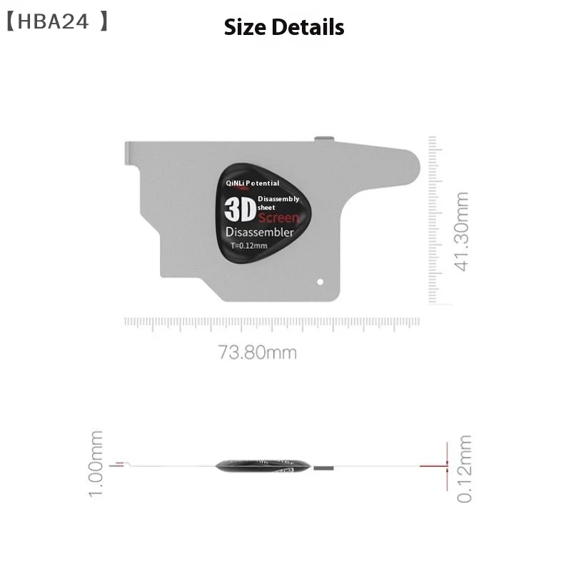 ómHBA24 ien3D Öffner Handy LCD Bildschirm Hebeln DDisassembler Metall Hebeln Öffnung Entfernung Demontage Werkzeuge Telefon Pad Reparatur Werkzeuge