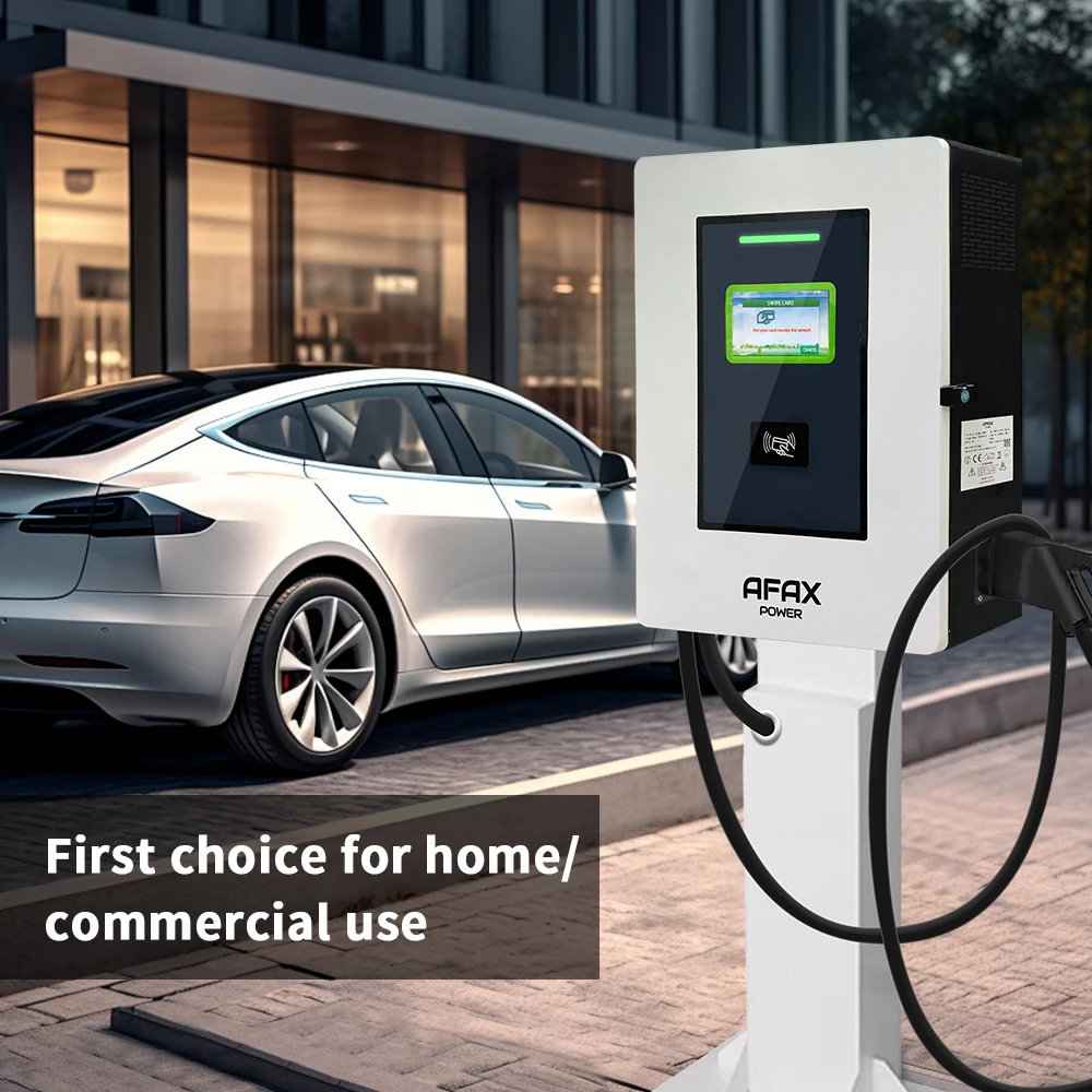 AFAX POWER 30KW 40KW 3Phase EV Charging Station Type2 CCS1 CCS2 Wallbox Wall Mounted Charger WiFi APP Control