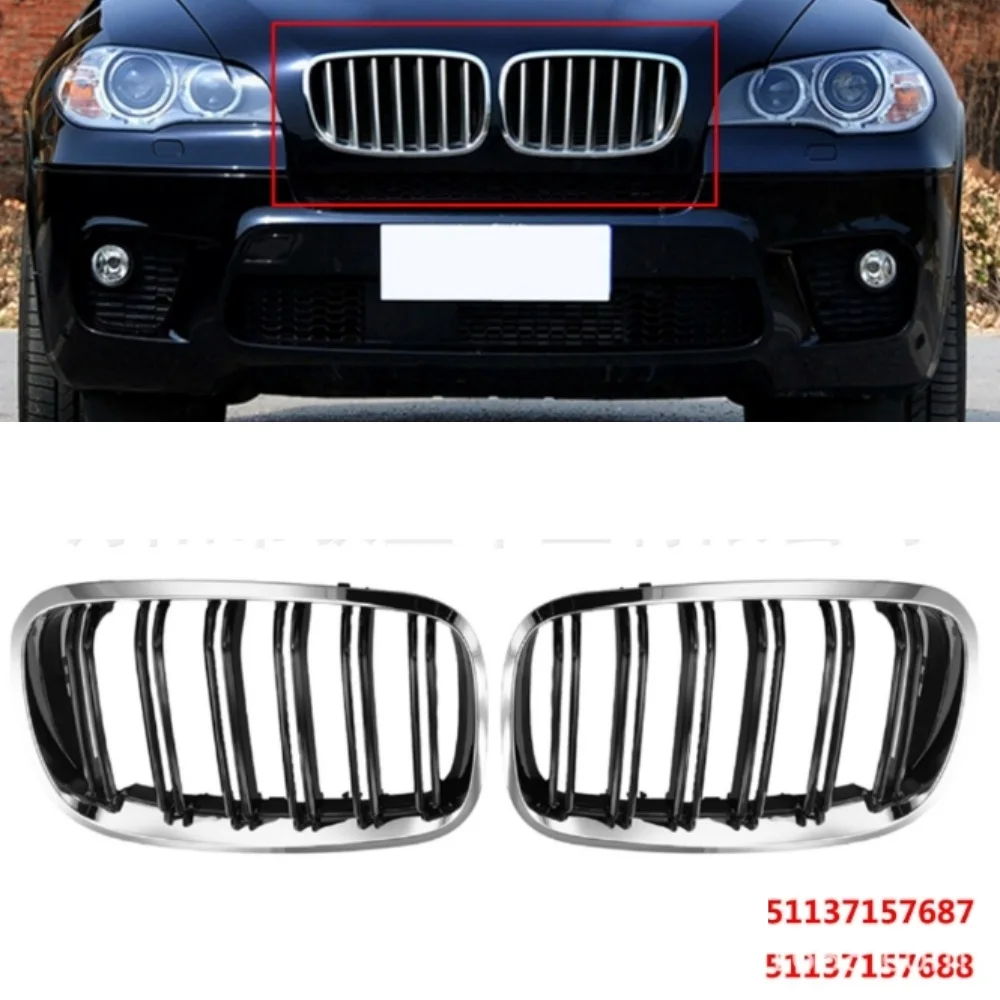 

Front bumper grille 51137157687 51137157688 For BMW X5 E70 X6 E71 2008-2013