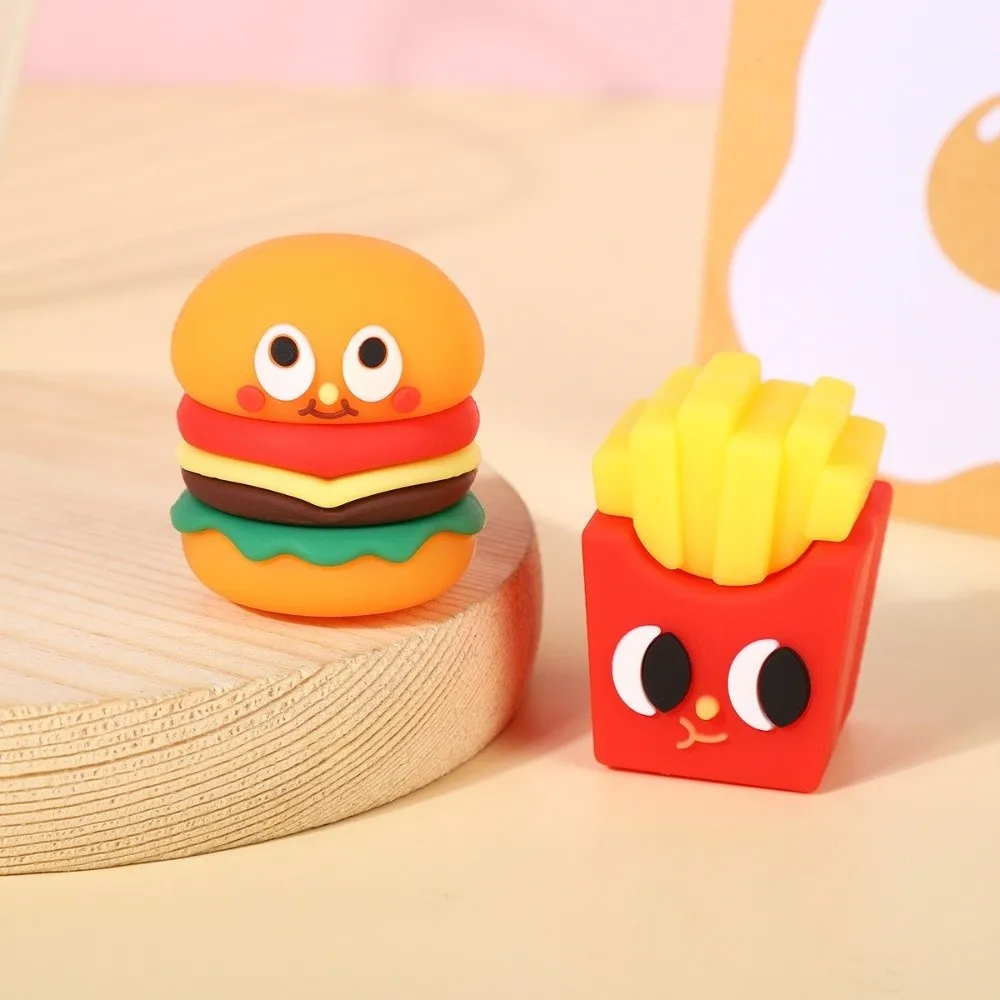 Sacapuntas Divertido de Dibujos Animados, Sacapuntas Creativo con Forma de Papas Fritas, Material Escolar, Sacapuntas para Estudiantes, Oficina y Escuela