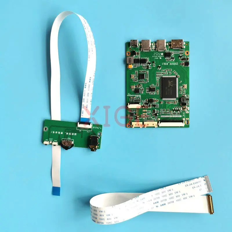 Controller Board Fit LTN156HL01 LTN156HL02 LTN156HL07 LTN156HL08 LQ156M1JW31 1920x1080 30Pin EDP Monitor USB-C 3.0 Mini-HDMI Kit