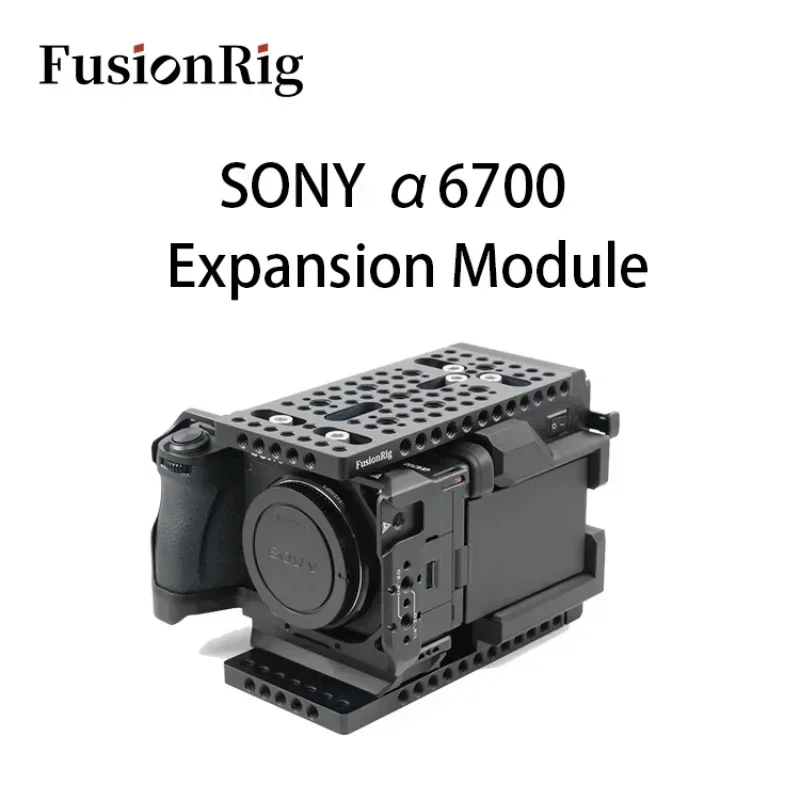 

FusionRig For Sony A6700 Camera Cage Expansion Module cineback