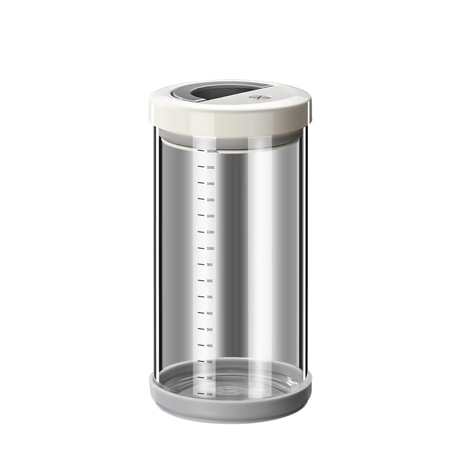 

LFGB Certification Ultra Hard High-borosilicate Glass Dry Cargo Preservation Jar High Transmittance Well Sealed Food Container