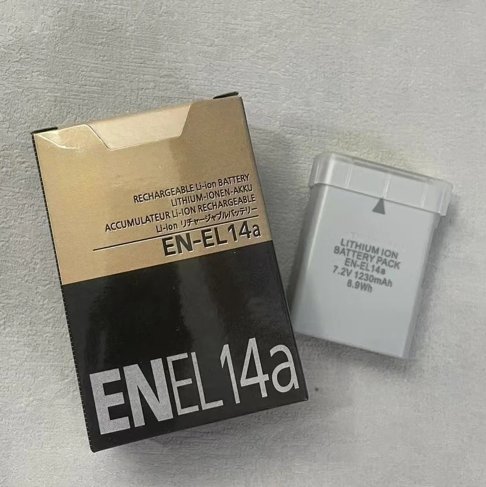 EN-EL14A EN EL14a EN-EL14 New Battery 1230mAh For Nikon D3100 D3200 D3300 D3400 D3500 D5600 D5100 D5200 P7000 MH-24