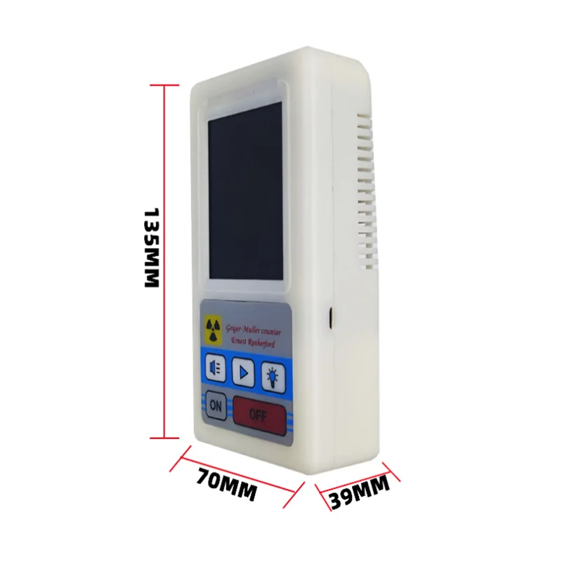 

BR-6 Nuclear Radiation Detector Professional Marble Radiation Ionization Personal Dose Alarm Instrument Geiger Counter