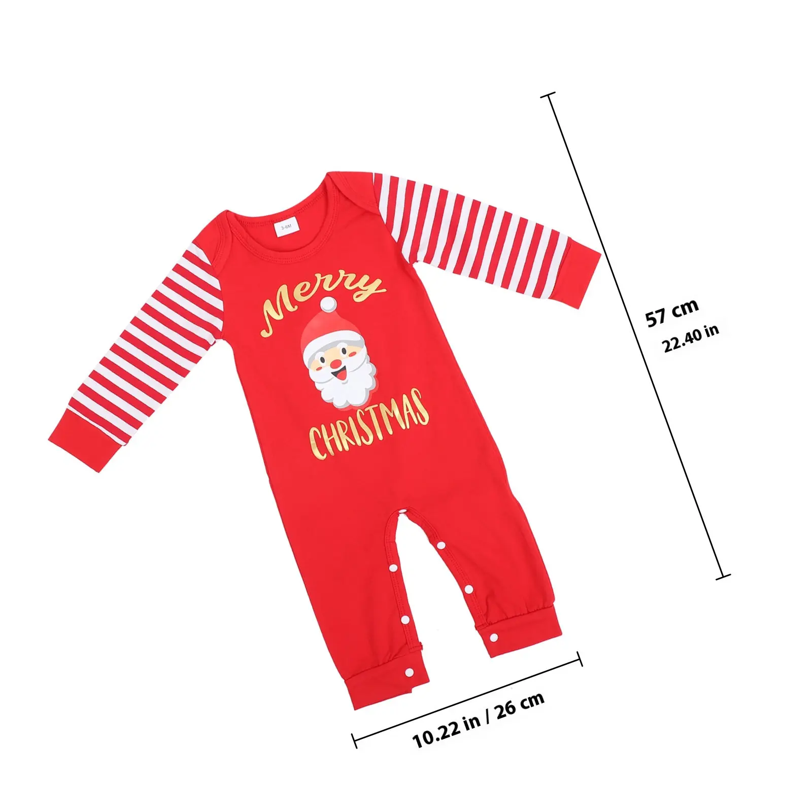 1Pcs Christmas Toddler Romper Santa Pattern Long Sleeve Baby Jumpsuit Bright Color Xmas Baby Clothes Holiday Outfit