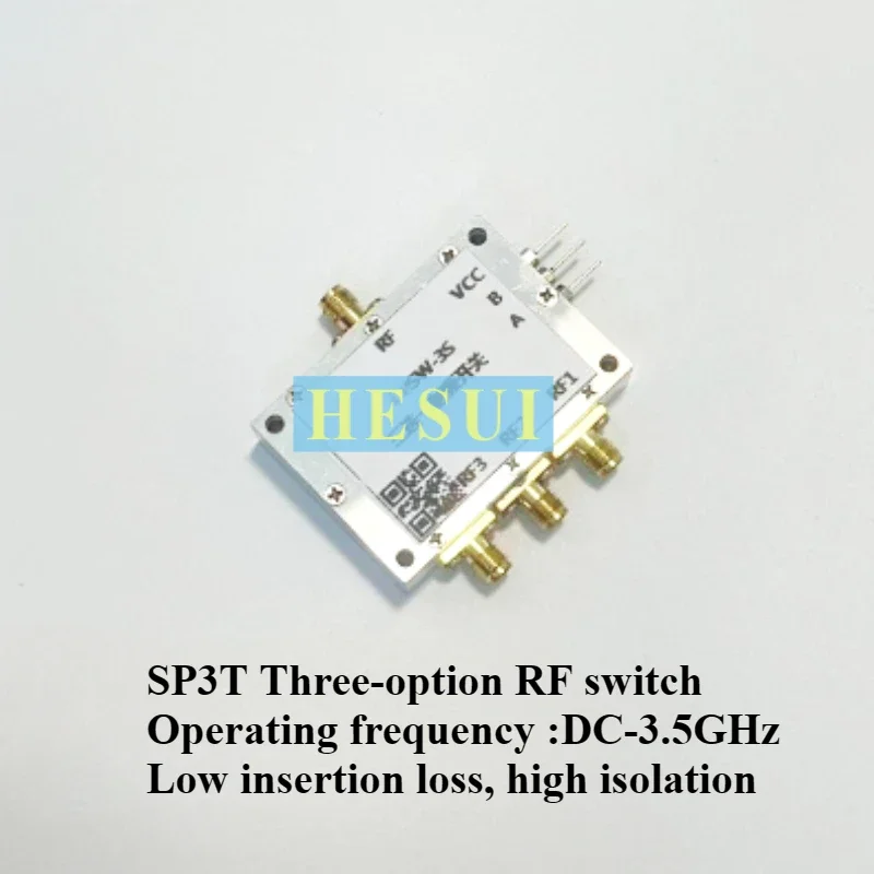 DC-3.5G SP3T RF switch Three-way routing Electronic channel selection