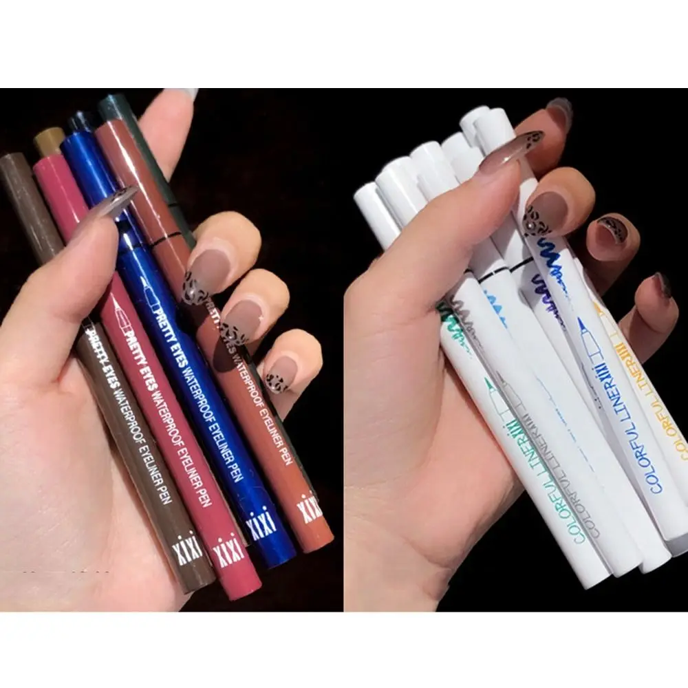 Natural Non-smudge Lying Silkworm Pen Korean Waterproof Liquid Eyeliner Pen Eye Liner Pencil Colored Eyeliner Eye Makeup Tool