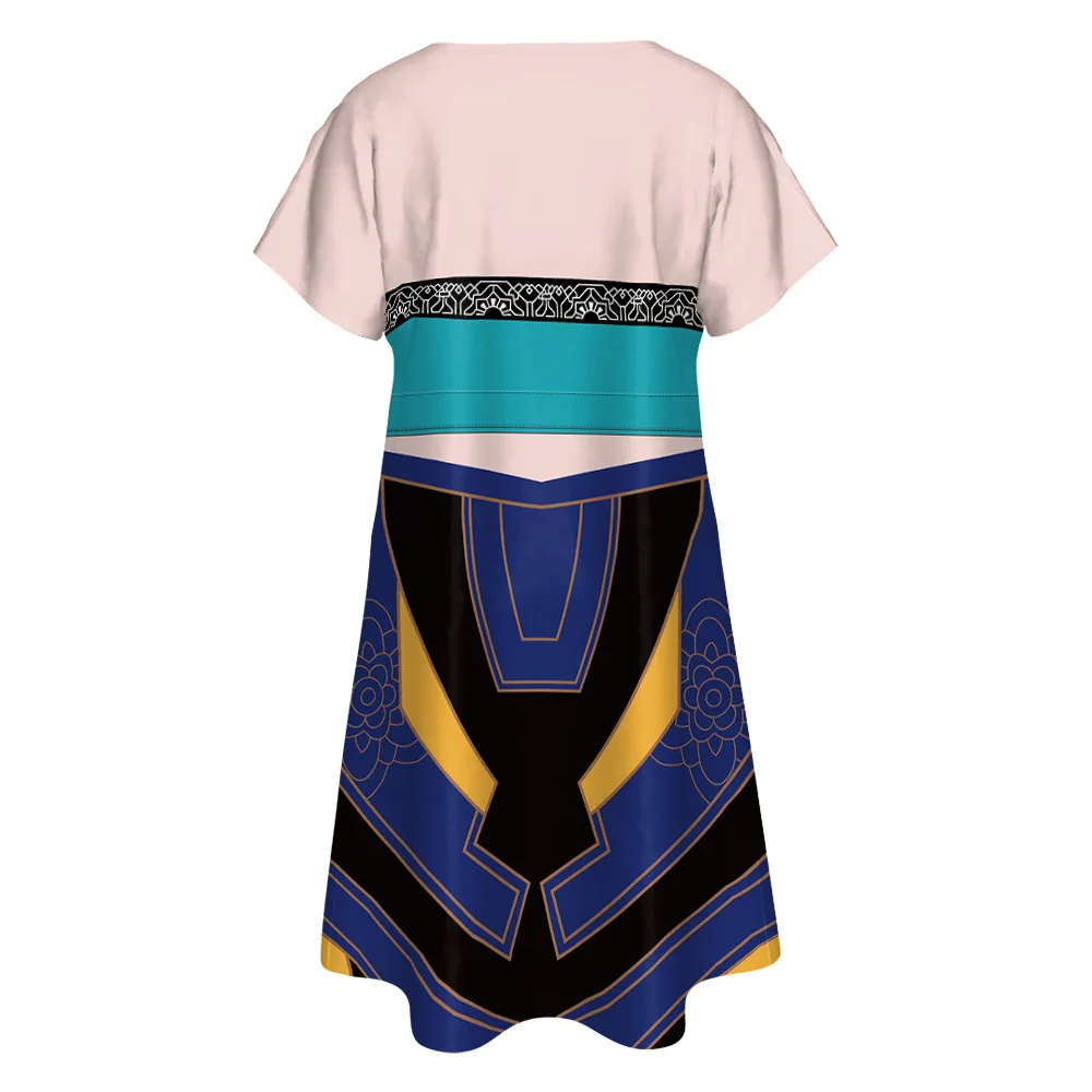 Girls Movie Kpop Mira Cosplay Costume Print Demon Hunters Zoey Rumi Cosplay Carnival Show Clothes Party Performance Costumes