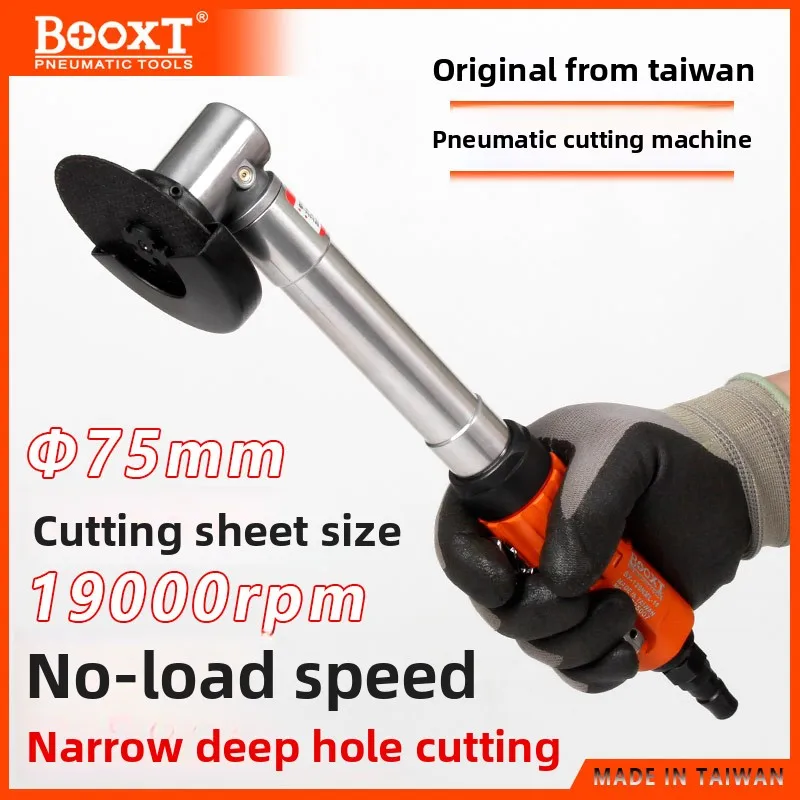 Grinding Wheel Cutting Machine Taiwan Booxt Original Bx-120Nml-11 Extended Rod 3inch Pneumatic Angle Grinder Ultra-Thin Narrow Type