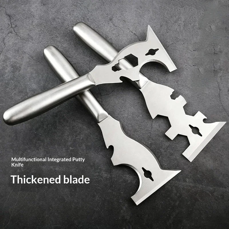 Spachtel, Farbschaber, Multifunktions-Malermesser, Abklebebandmesser zum Entfernen von Dichtungsmasse, zum Malen von Holz und Tapeten – Detail 6