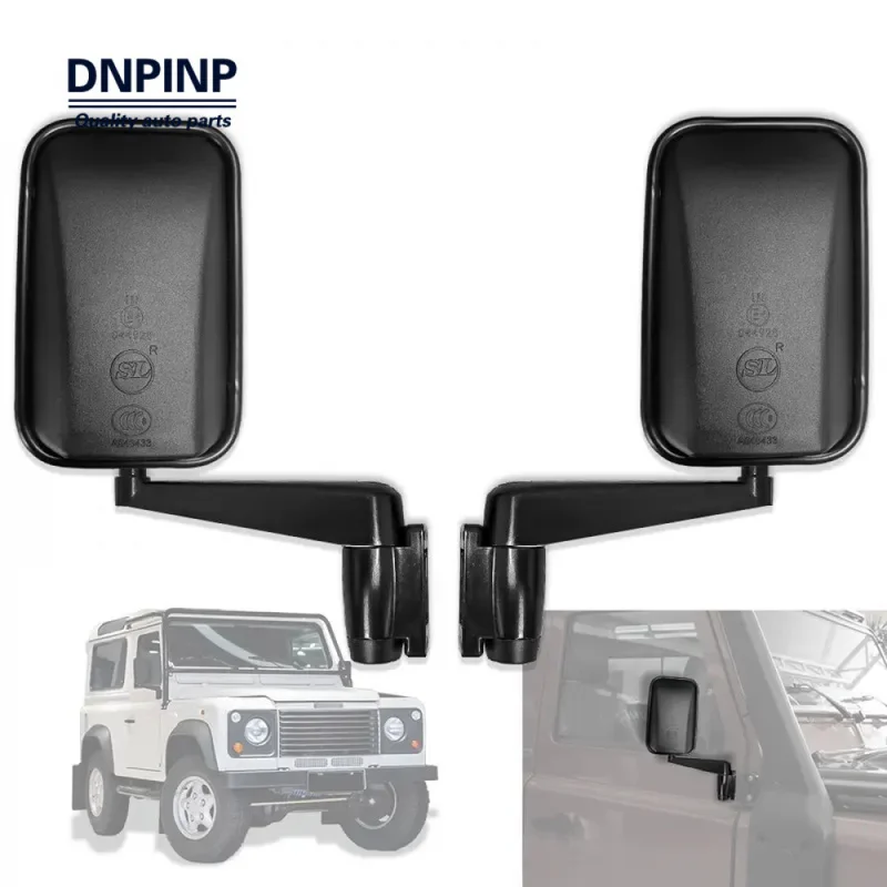 ALR4626 MTC5084 Exterior Door Mirror Glass & Arm Set For Land Rover Defender 90 110 1990‑2016