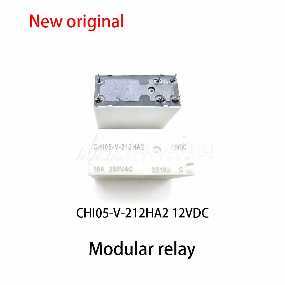 (10pcs) 100% New relay CHI05-V-212HA2 12VDC 6-pin module relay