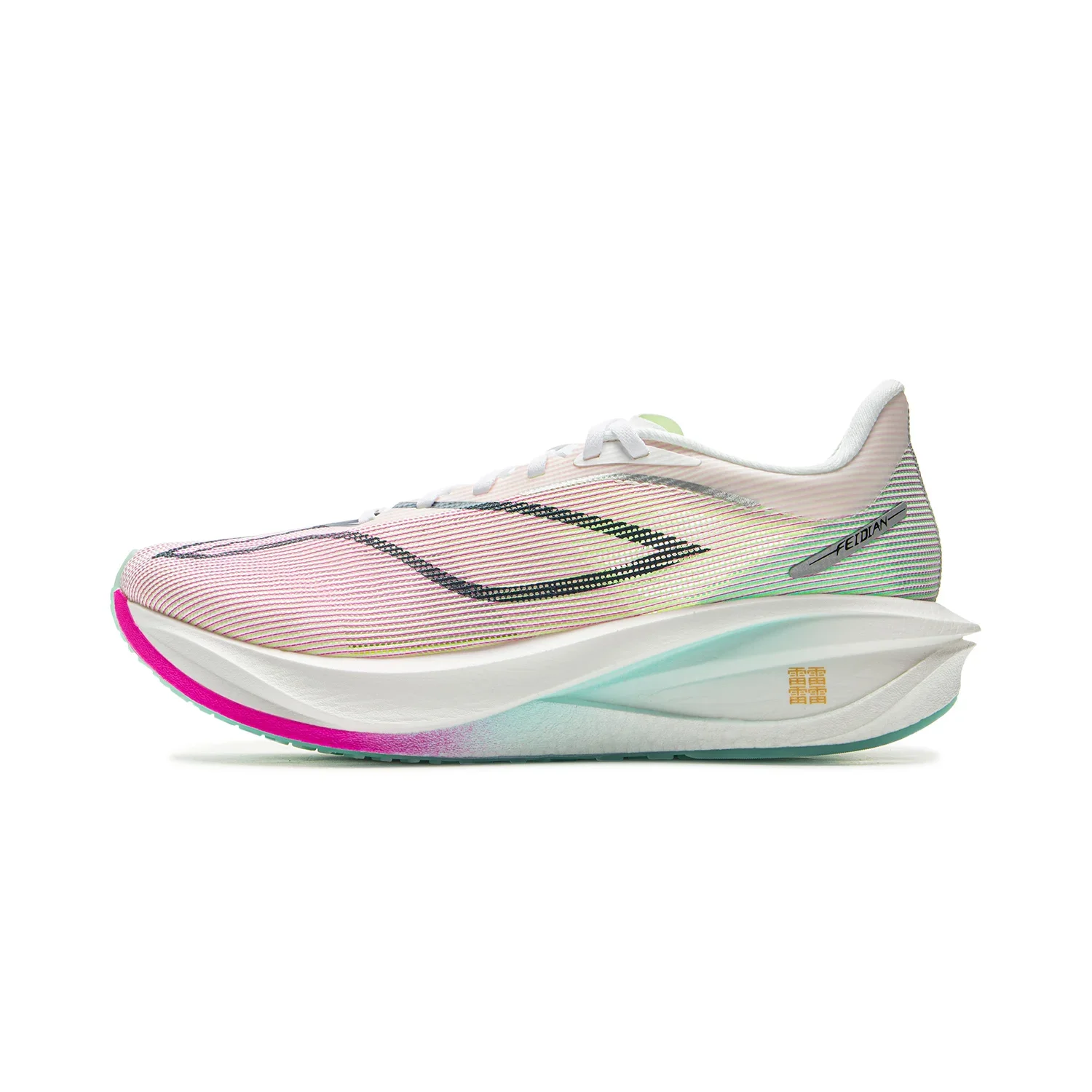 Li-Ning Feidian 5 Challenger Tênis de Corrida com Placa de Fibra