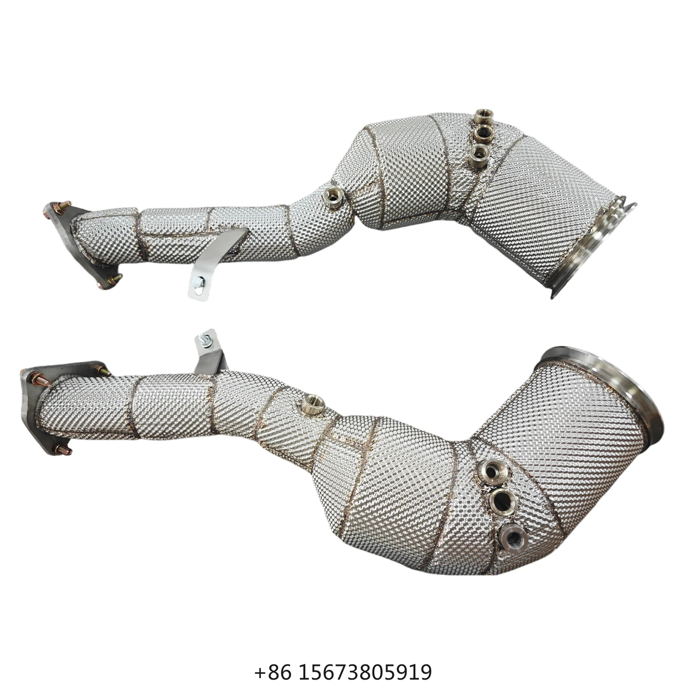 

Stainless Steel Heatshield Racing Pipe Stainless Steel Heat Protection Racing Grade Improves Flow SUV Fit Anti-Corrosion Durabl