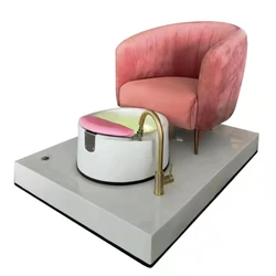 2023  Luxury Modern Nail Salon Furniture Pedicure Chair Foot Spa Beauty Salon Chair