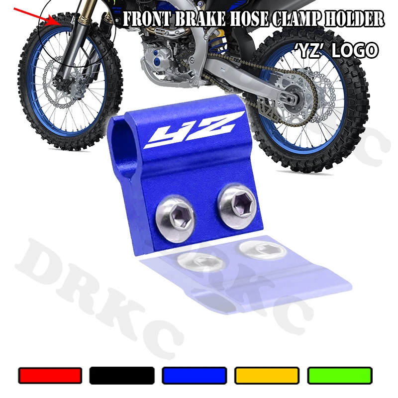 

Motorcycle Front Brake Line Hose Cable Clamp Holder Accessories For Yamaha YZ 65 85 125 250 250F 450F 125X 250X 250FX 450FX