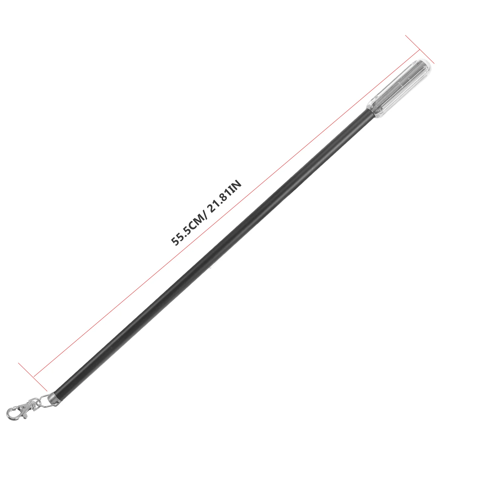 Aluminiowy drążek do zasłon Metalowy zatrzask 21,8 cala Różdżka do draperii Przelotka do zasłon Otwieracz do rolet Wszechstronna draperia