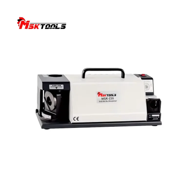 Versatile End Mill Sharpener A02/A12/A20 - Full-Range Grinder for Carbide 2-20mm 2/3/4 Flute Cutters