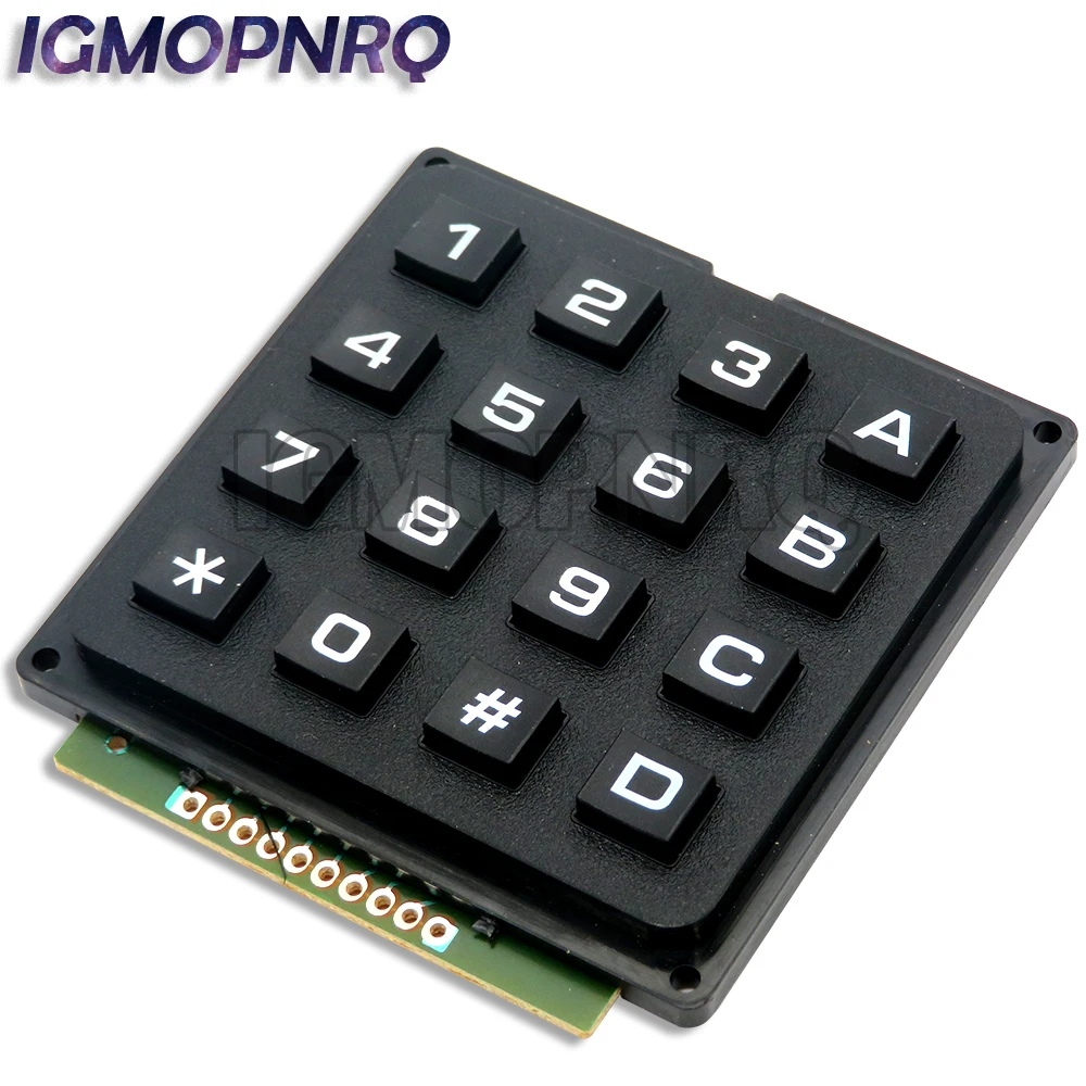 4*4 16 Key Matrix Switch Keyboard Keypad Array Module ABS Plastic Keys 4x4 Button Membrane Switch DIY Kit for Arduino