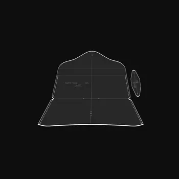 YOMDID創意眼鏡袋製作皮革模板壓克力模具手工眼鏡盒收納皮革模板DIY皮革工藝 6 最佳銷售 皮革包模板 - №3