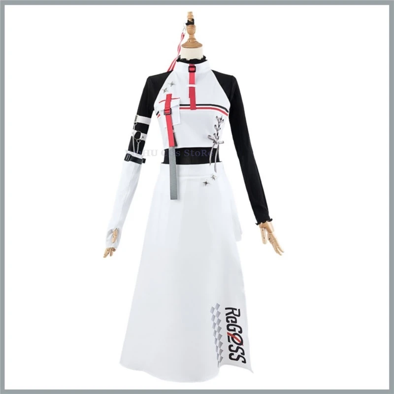Anime Virtual YouTuber Juufuutei Raden Cosplay Costume Hololive DEV_IS ReGLOSS Juufuutei Raden Wig Top Skirt Woman Carnival Suit