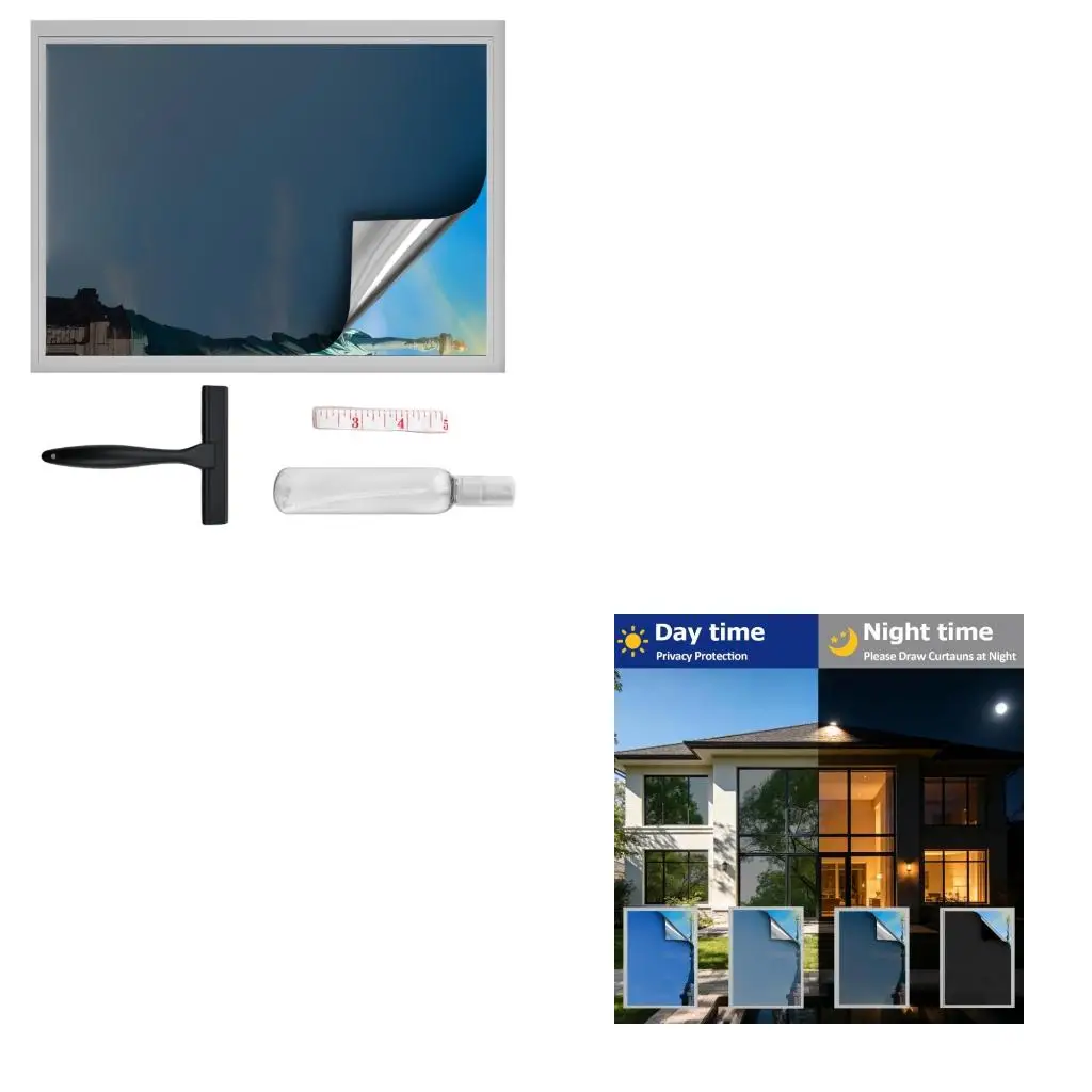  40X200cm Easy Removal Window Tint Material For Heat Reduction And View Quality