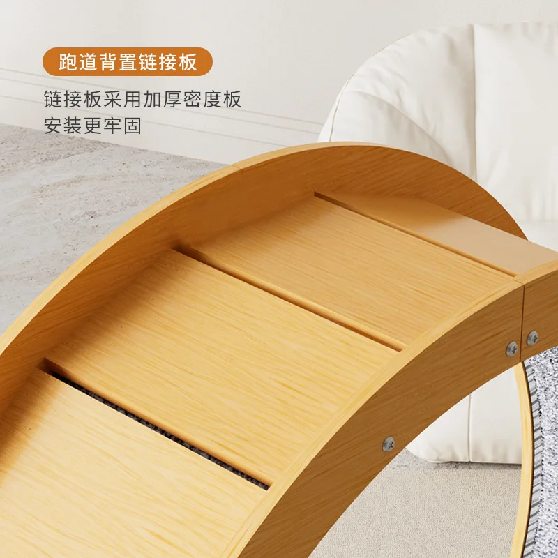 Il giocattolo fitness sportivo con rullo silenzioso in fibra di tapis roulant per gatti non pizzico i piedi, telaio per arrampicata su gatti per passeggiate sportive