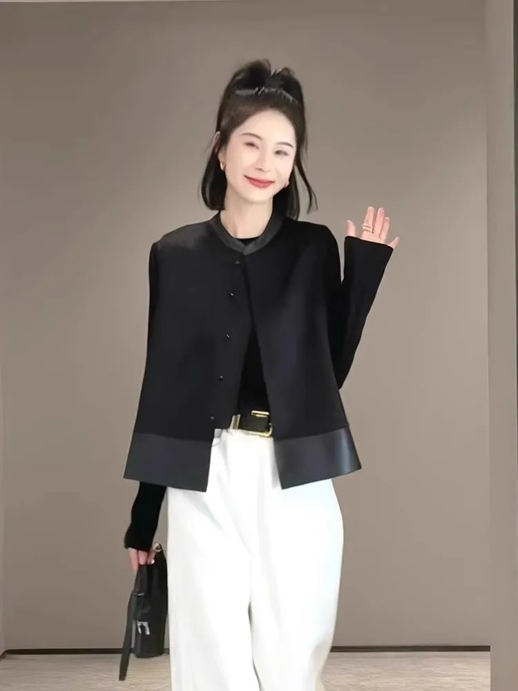 Faionable Svel Vest 2025 Autumn Design Loose Comfortable Anti-Aging Layering Trendy No-Sve Top Women's Clothing