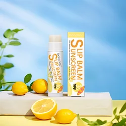 New Moisturizing Lip Balm Ultra-Nourishing Lip Care Moisturizer Organic Lip Balm Sticks SPF 30 Sunscreen Fruit Flavor Lip Balm