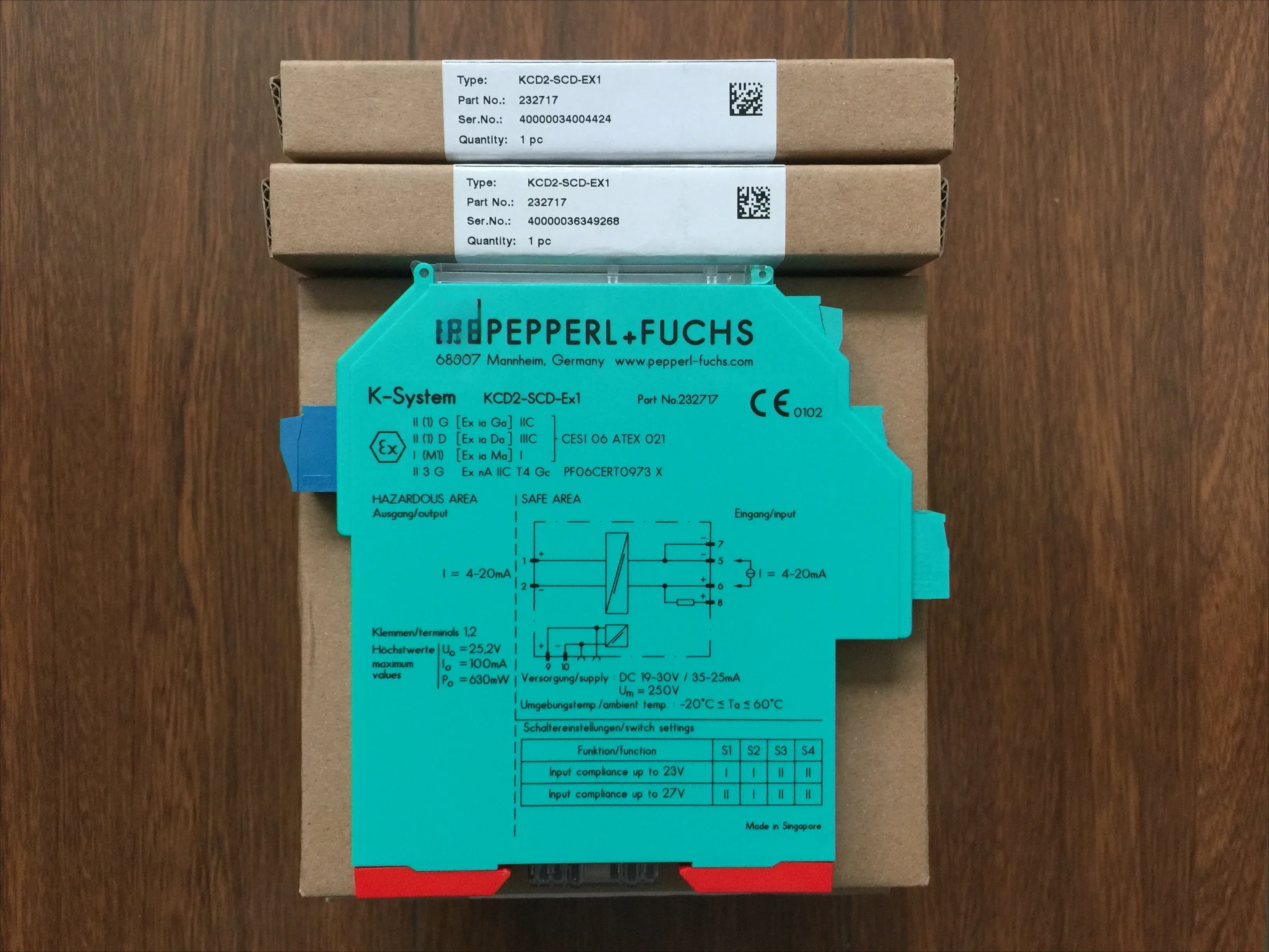 

KCD2-E2L new imported safety barrier KCD2-SR-EX1.LB KCD2-SOT-EX2