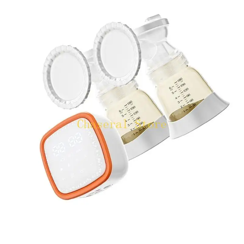 مضخة ثدي كهربائية متعددة الوظائف من النوع C قابلة للشحن E7CE، مستخرج حليب فعال