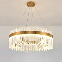 Lampadario di lusso nordico lampadario di cristallo lampada da soffitto soggiorno cucina lampadario dorato decorazione illuminazione per interni