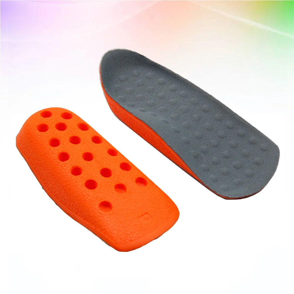 

1 Pair Height Increasing Insoles Pu Shoe Lift Pads Half Size S Non-Slip Comfortable Insole For Men Women Taller Pad Heightening