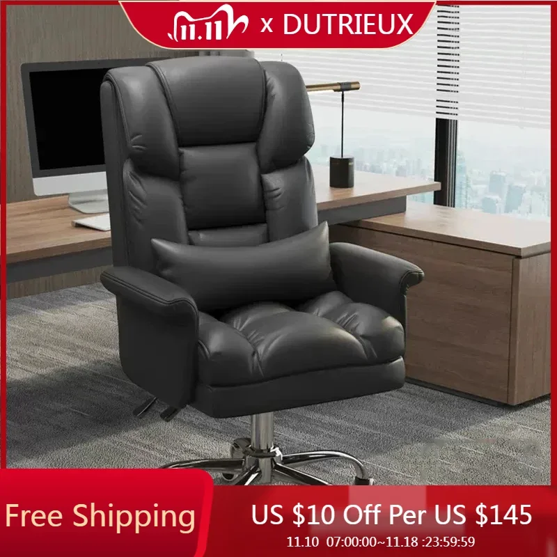 

Fluffy Ergonomic Office Chair Extension Back Cushion Swivel Gaming Office Chairs Study Computer Comfysilla Office Furniture