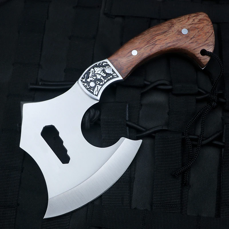 Outdoor Axe Multi functional Car mounted Rescue Fire Axe Woodcutting Axe Portable Hand Axe Bone Cutting Manufacturer Wholesale