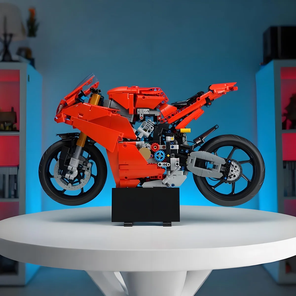 

Конструктор «Мотоцикл для гонок» Panigales Blocks V4 S, развивающая игрушка для детей, подарок на праздник