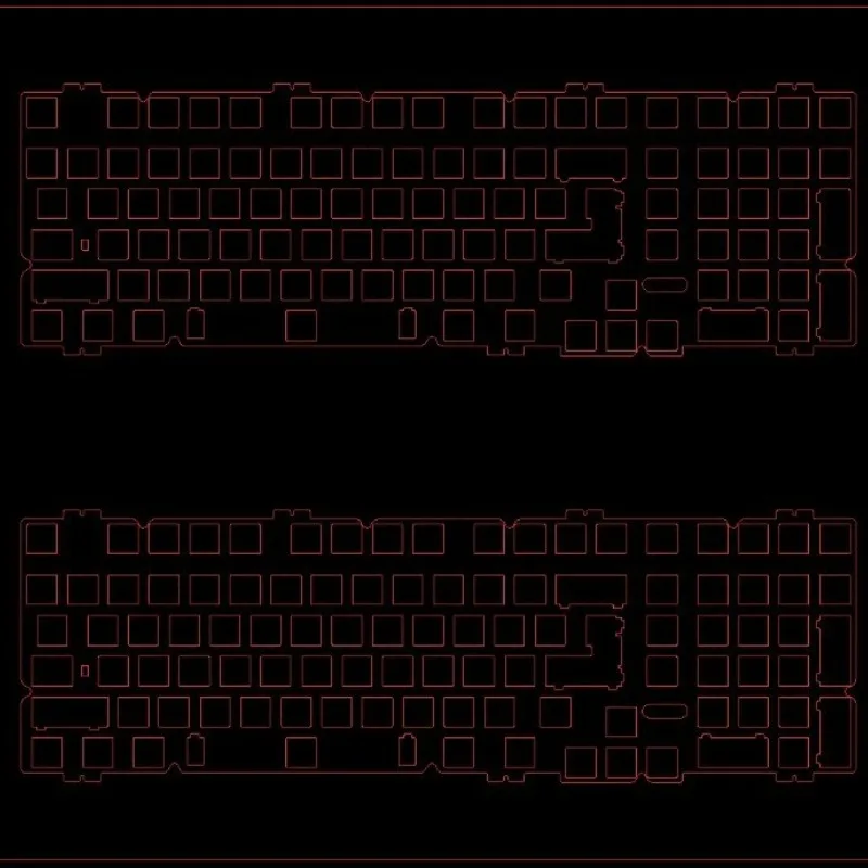 Neo98 Keyboard Positioning Plate Custom Aluminum Copper Steel Carbon Fiber FR4 Pei Pom Pc for Mechanical Keyboard Accessories